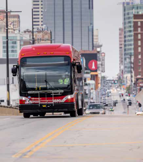 MAX bus in motion