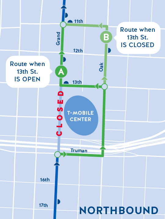 Tmobile road closure map