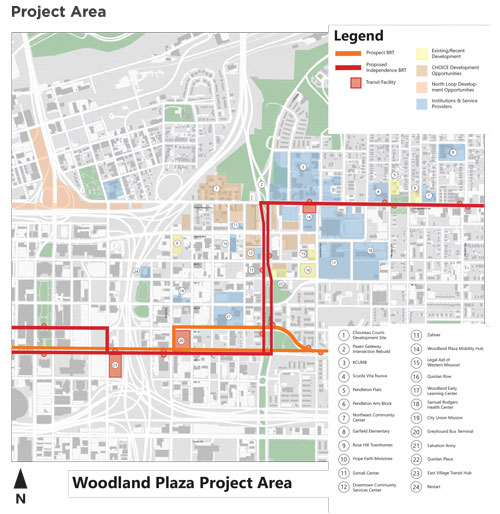 Woodland plaza map 