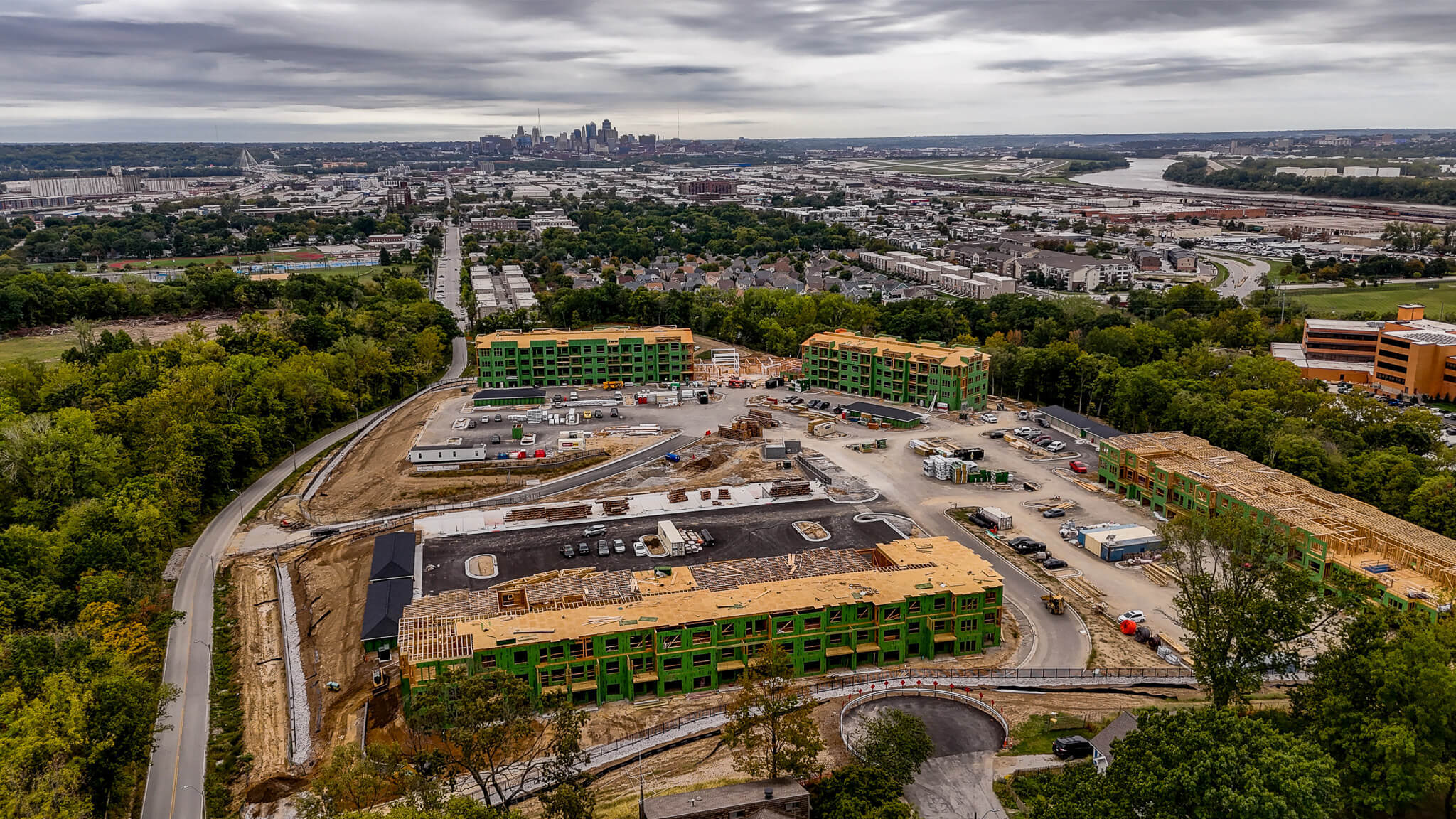 TOCD Ascent Apartments Birdseye View