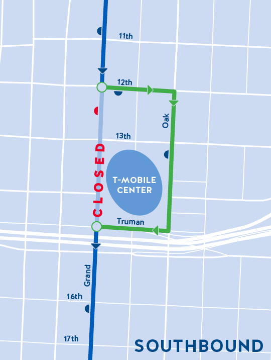 Tmobile road closures map